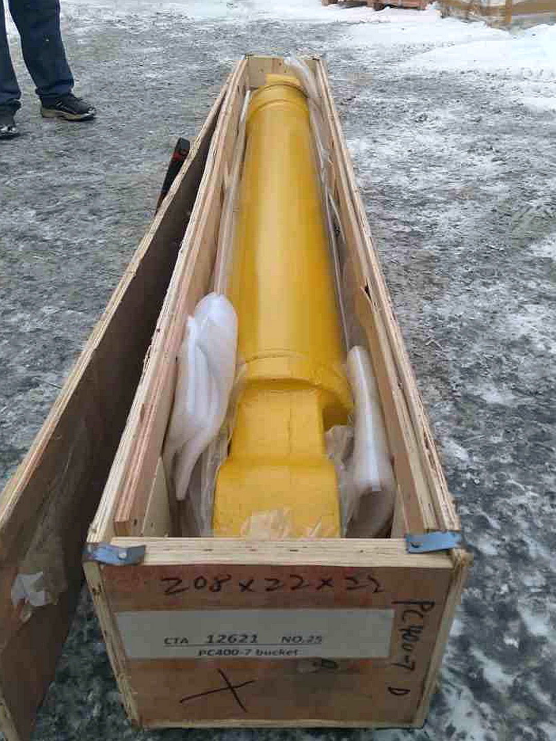 PC400-7_Bucket Гидроцилиндр ковша S240911 PC400-7 без трубок Shimitsu — изображение 1