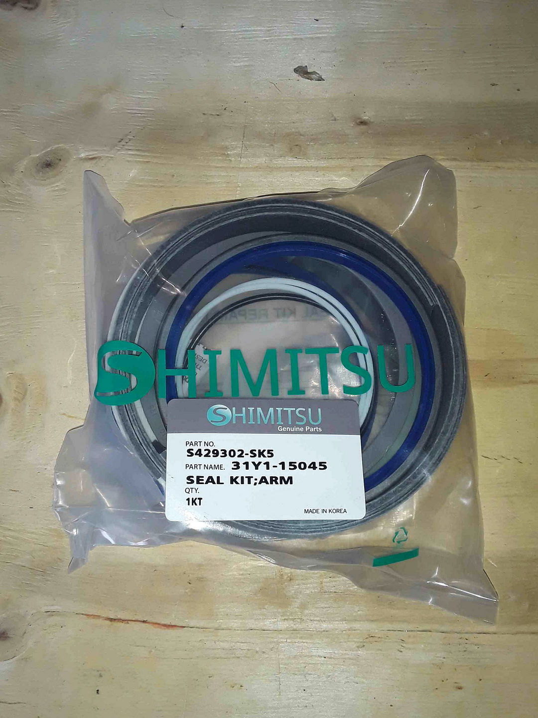 s429302-sk5 Ремкомплект гидроцилиндра рукояти S429302-SK5 R290LC-7 Shimitsu — изображение 1