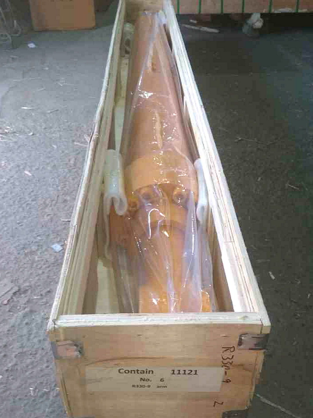 s433302 Гидроцилиндр рукояти S433302 R330LC-9 без трубок Shimitsu — изображение 1