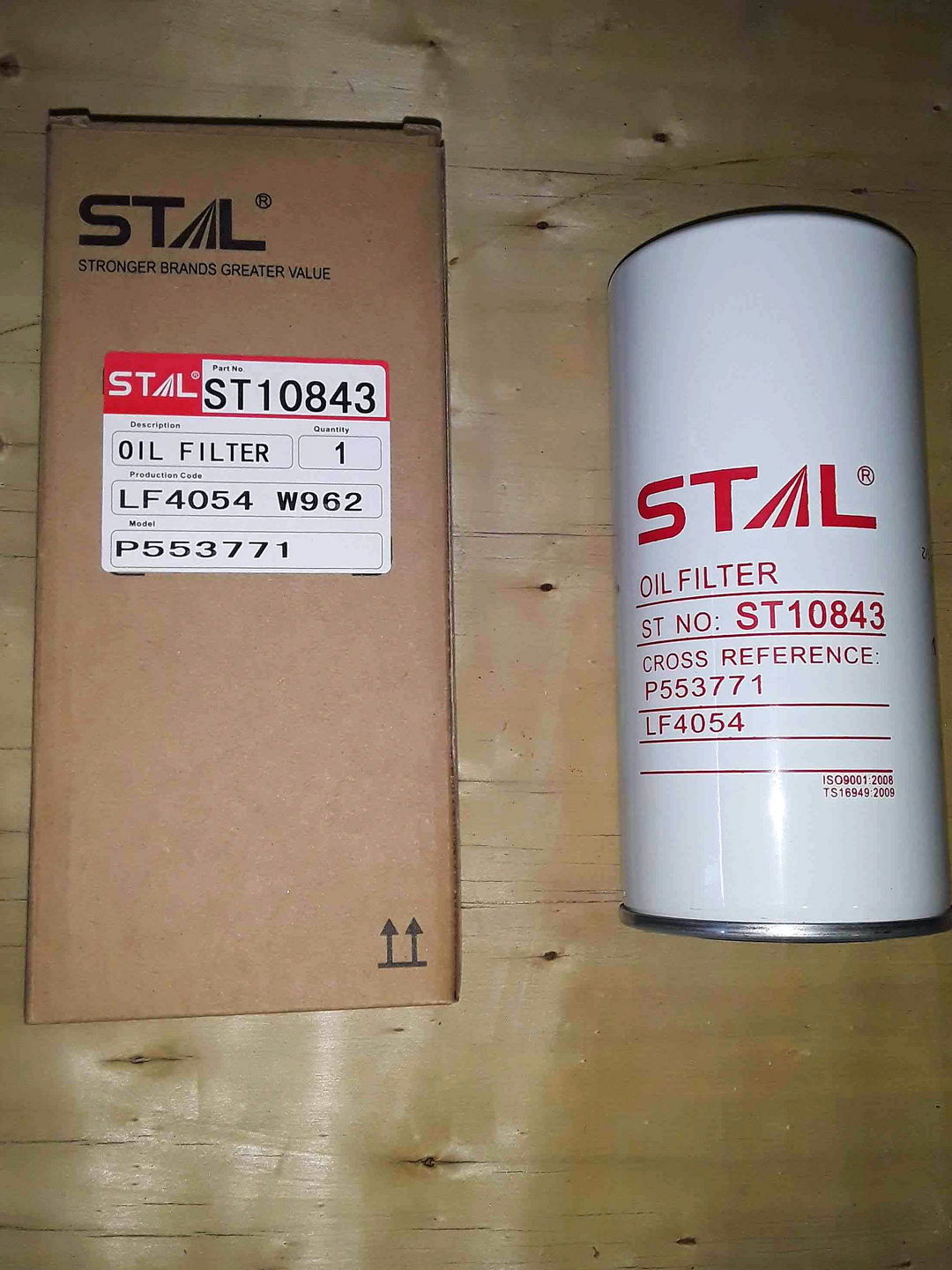 st10843 Фильтр масляный ST10843 STAL — изображение 1