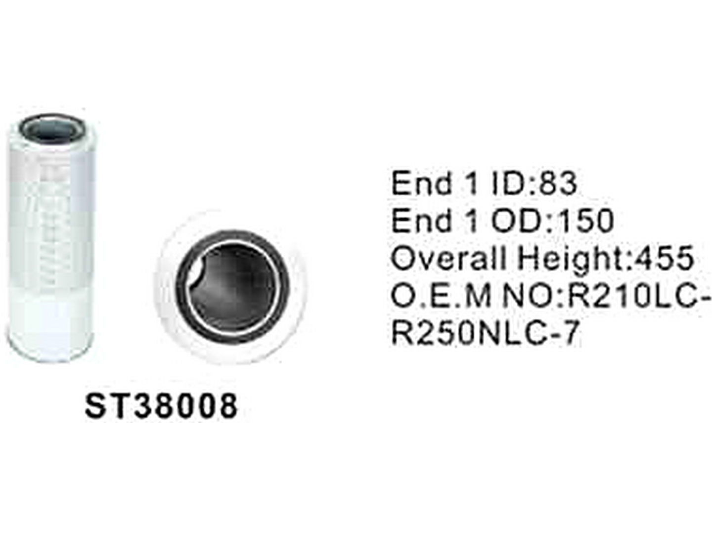 st38008 Фильтр гидравлический ST38008 STAL — изображение 1